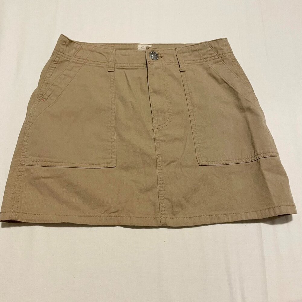 ASOS River Island Cargo Mini Skirt in Beige Womens Size 4